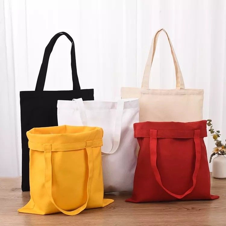 中程度のサイズ 再利用可能な綿のキャンバス ショッピングバッグ 買い物のためにカスタマイズされ カスタマイズ
